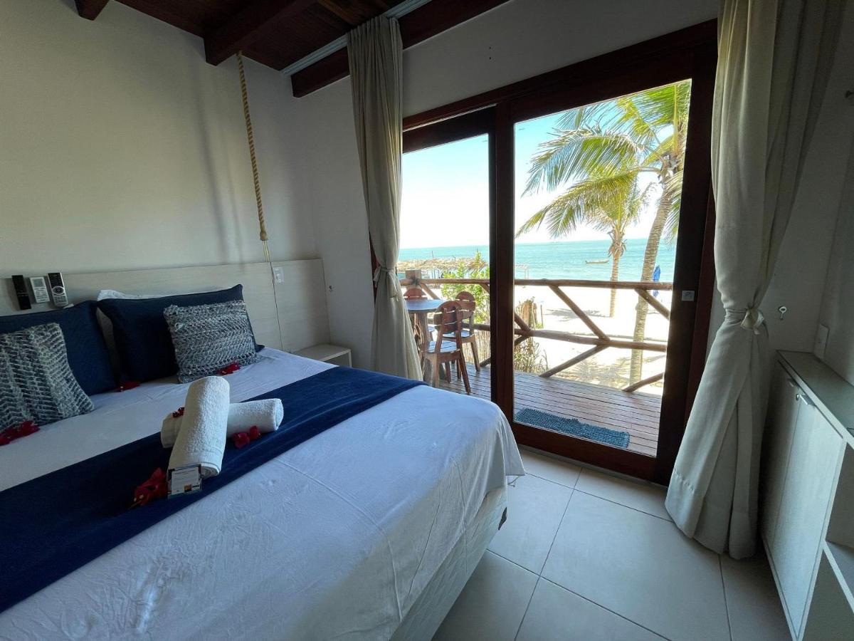 Ap. Peixe Boi Pe Na Areia Com Vista Frontal E Total Para O Mar Barra Grande  Exteriör bild
