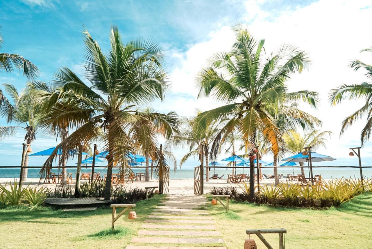 Ap. Peixe Boi Pe Na Areia Com Vista Frontal E Total Para O Mar Barra Grande  Exteriör bild